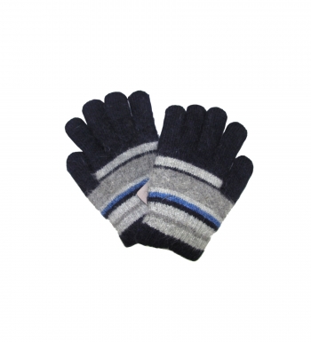 Kids/Teens Knitted Gloves in Stripes