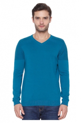 Cotton V/N Cable Pullover