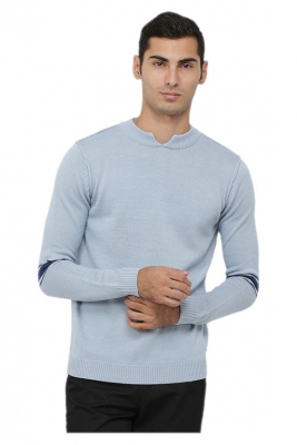 V Cut Round Neckline Sweater