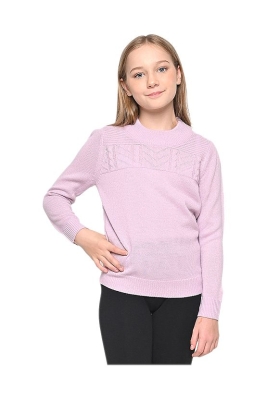 Mock Neck w top cable sweater